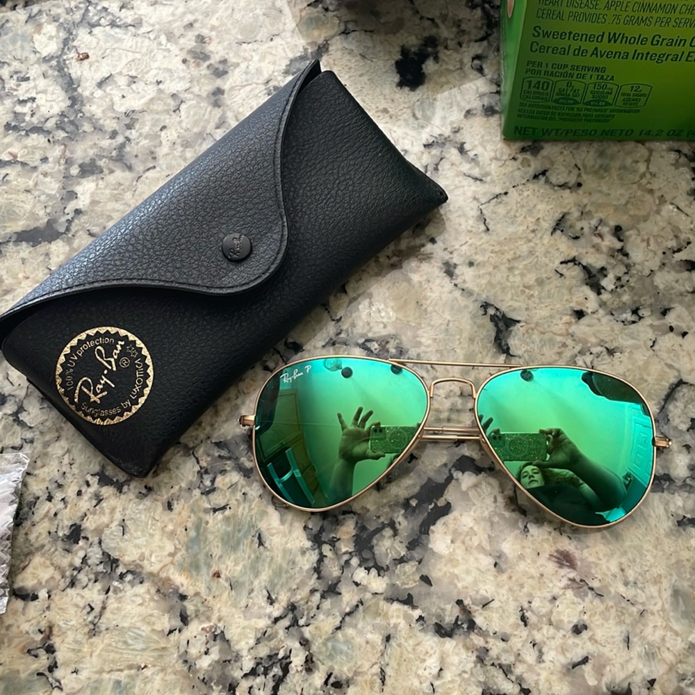 Ray ban polarized aviators